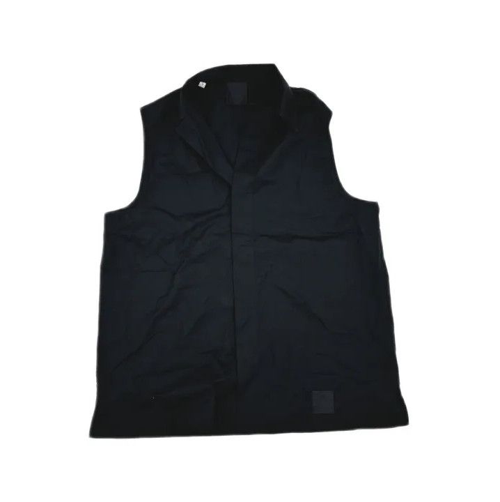 Givenchy Givenchy SS23 Men's Solid Lapel Sleeveless Shirt Size US XXS / EU 40 - 2 Thumbnail