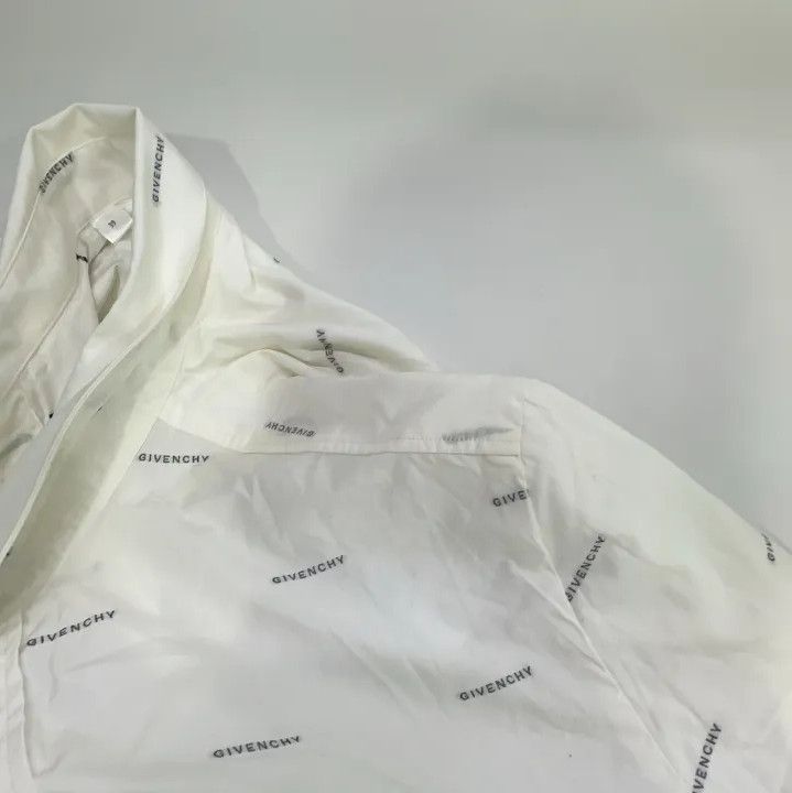 Givenchy Givenchy SS23 Point Collar Logo Print Layered Long-Sleeve Shirt Size US XXS / EU 40 - 12 Thumbnail