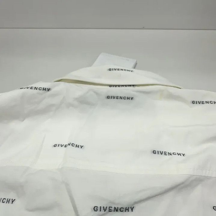 Givenchy Givenchy SS23 Pointed Collar Logo Print Layered Long-Sleeve Shirt Size US XXS / EU 40 - 9 Thumbnail