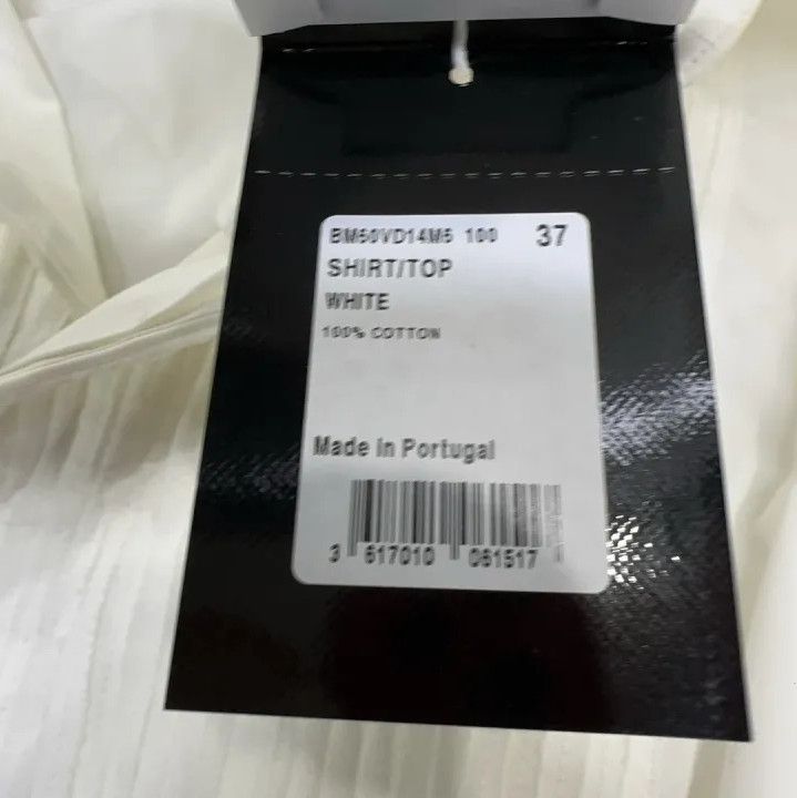 Givenchy Givenchy SS23 Men's White Lace Collar Long Sleeve Shirt Size US XXS / EU 40 - 6 Thumbnail