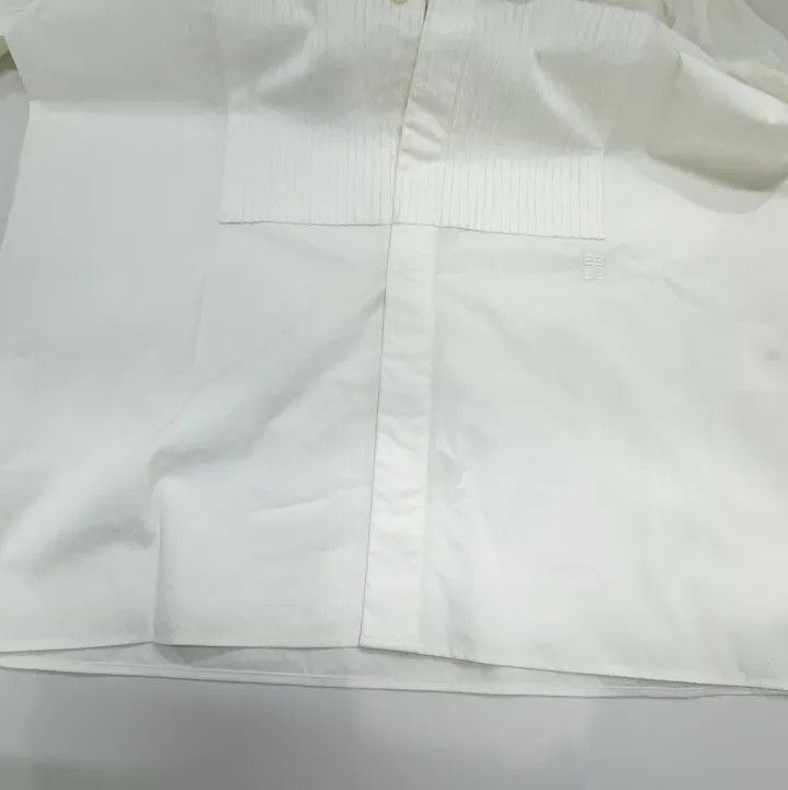 Givenchy Givenchy SS23 Men's White Lace Collar Long Sleeve Shirt Size US XXS / EU 40 - 10 Thumbnail