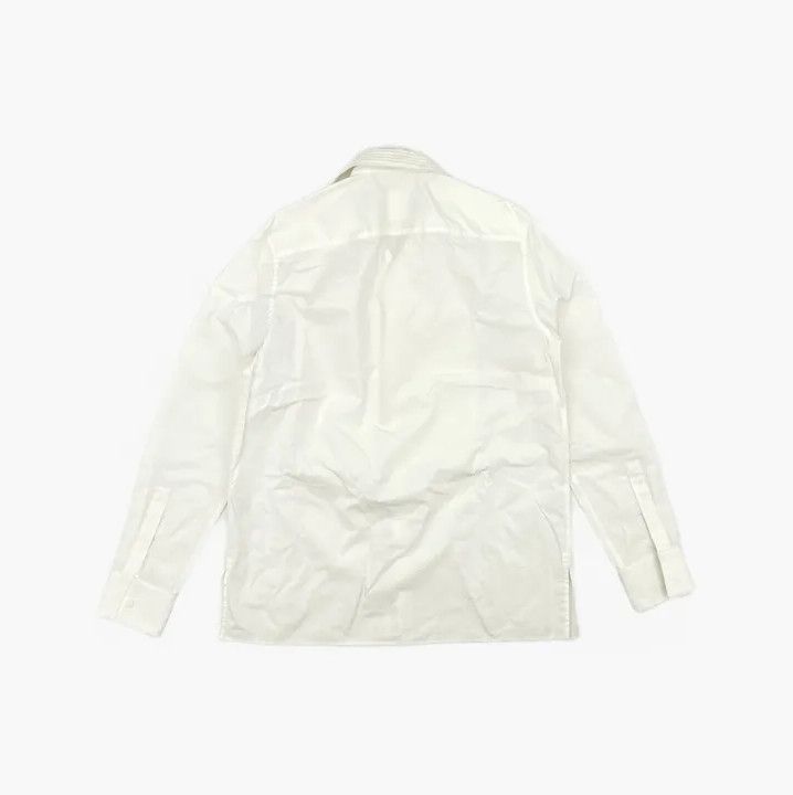 Givenchy Givenchy SS23 Men's White Lace Collar Long Sleeve Shirt Size US XXS / EU 40 - 3 Thumbnail