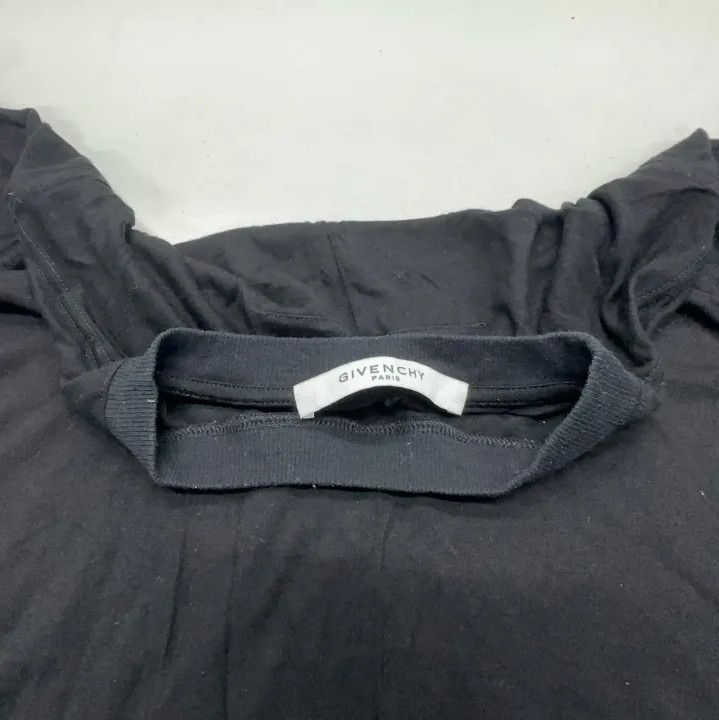 Givenchy Givenchy Solid Casual T-Shirt with Lace Trim Size US XXS / EU 40 - 6 Thumbnail