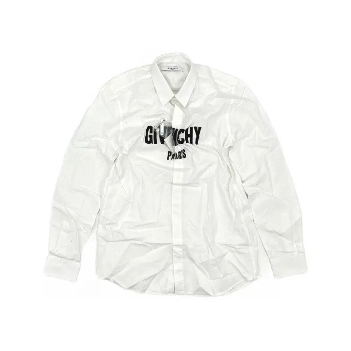 Givenchy Givenchy Paris Holey Long-Sleeve Shirt Size US XXS / EU 40 - 2 Thumbnail