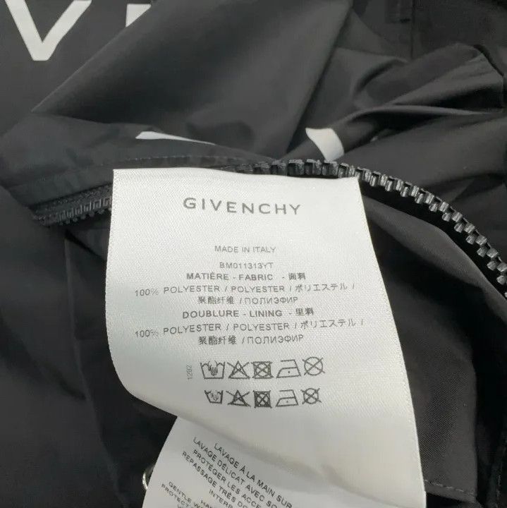 Givenchy Givenchy Men's Letter Print Zip Long Sleeve Jacket Size US M / EU 48-50 / 2 - 5 Thumbnail