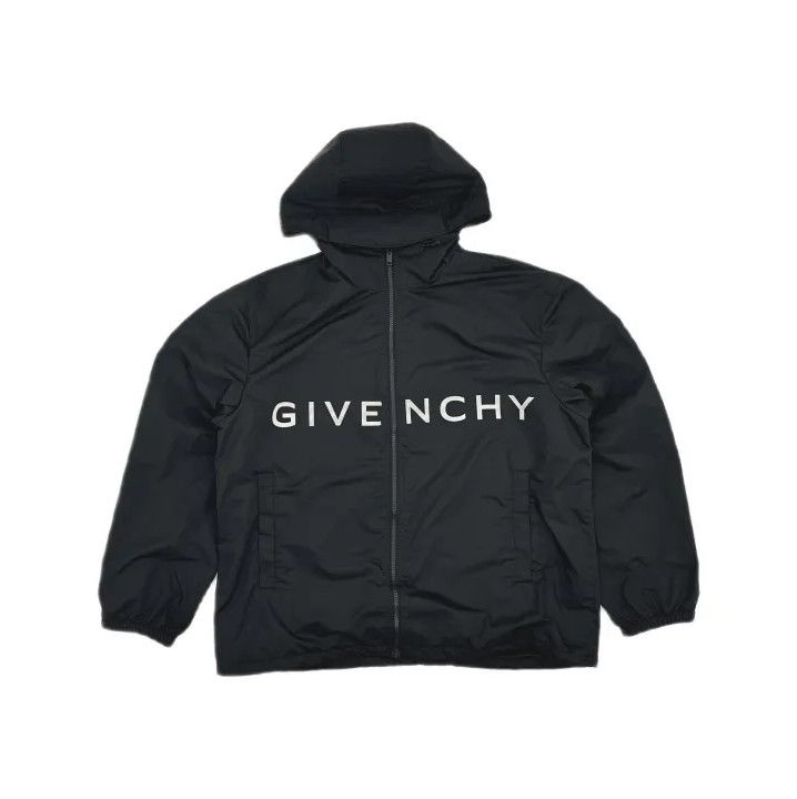 Givenchy Givenchy Men's Letter Print Zip Long Sleeve Jacket Size US M / EU 48-50 / 2 - 2 Thumbnail