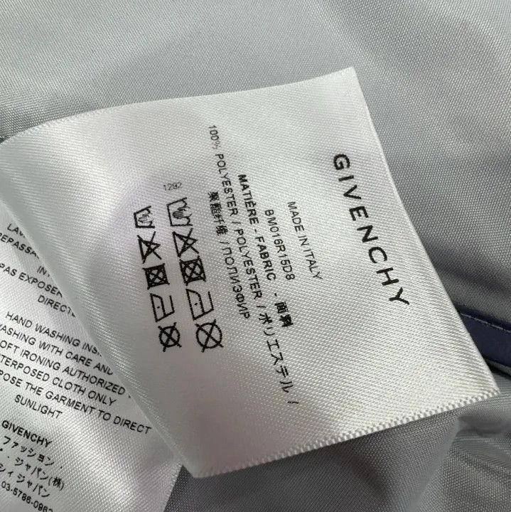 Givenchy Givenchy SS24 Letter Print Zip Hooded Windbreaker Size US M / EU 48-50 / 2 - 7 Thumbnail