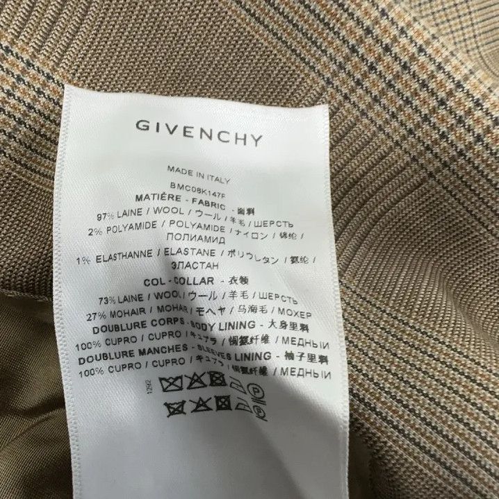 Givenchy Givenchy SS22 U-Lock Check Long-Sleeve Coat Size US M / EU 48-50 / 2 - 5 Thumbnail