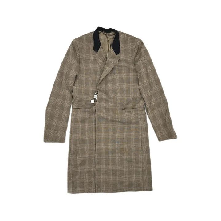 Givenchy Givenchy SS22 U-Lock Check Long-Sleeve Coat Size US M / EU 48-50 / 2 - 2 Thumbnail