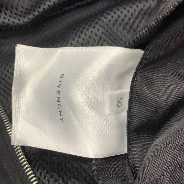 Givenchy Givenchy Men's Black Hooded Zip Windbreaker Size US M / EU 48-50 / 2 - 2 Thumbnail