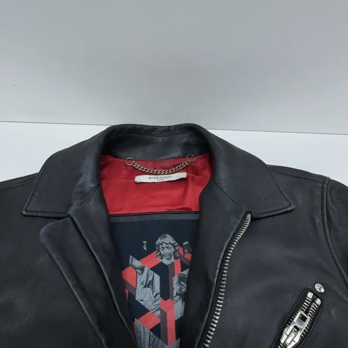 Givenchy Givenchy Black Leather Zip Jacket Size US M / EU 48-50 / 2 - 6 Thumbnail