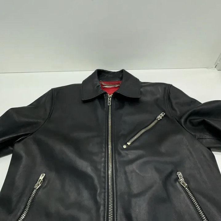 Givenchy Givenchy Black Leather Zip Jacket Size US M / EU 48-50 / 2 - 7 Thumbnail