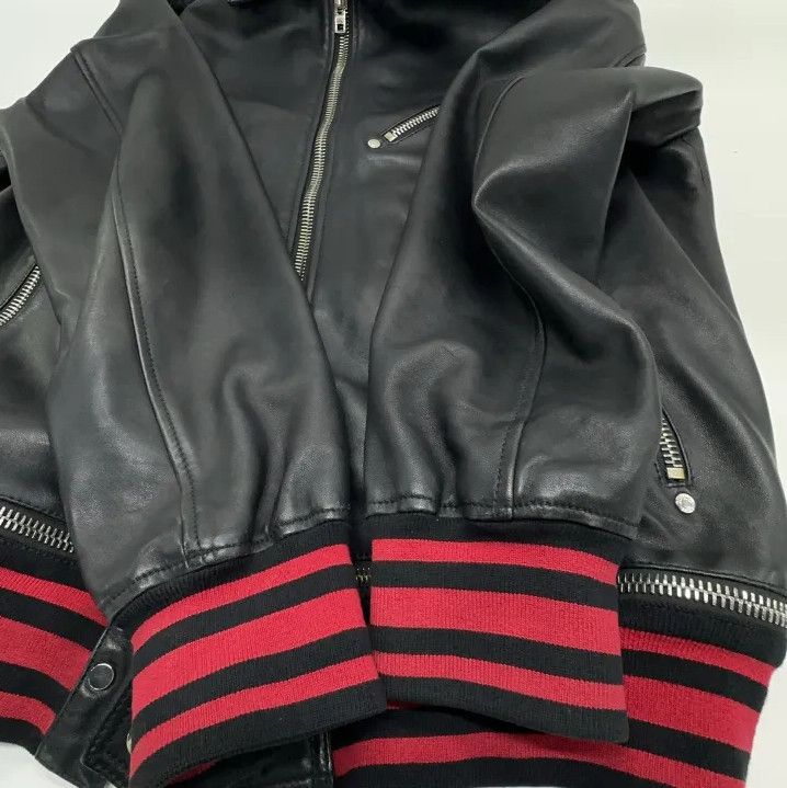 Givenchy Givenchy Black Leather Zip Jacket Size US M / EU 48-50 / 2 - 10 Thumbnail