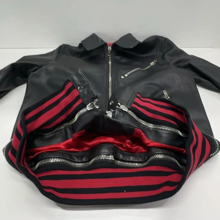 Givenchy Givenchy Black Leather Zip Jacket Size US M / EU 48-50 / 2 - 9 Thumbnail