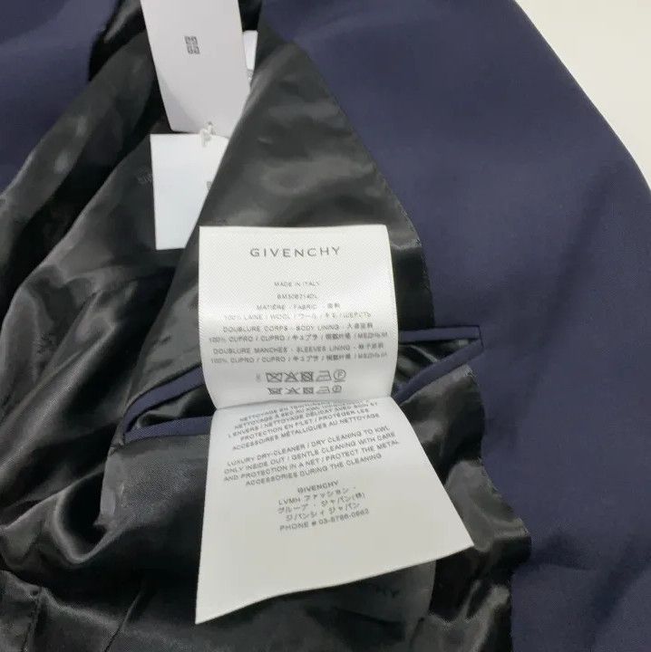 Givenchy Givenchy Men's Solid Lapel Casual Long-Sleeve Blazer Size US L / EU 52-54 / 3 - 5 Thumbnail