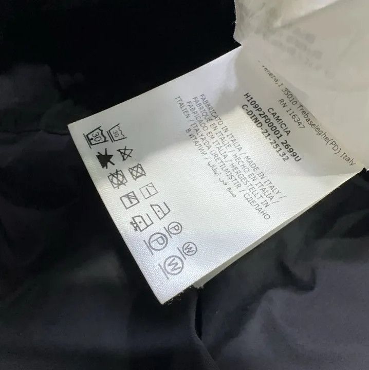 Moncler Moncler Solid Chest Pocket Long-Sleeve Shirt Size US XXS / EU 40 - 6 Thumbnail
