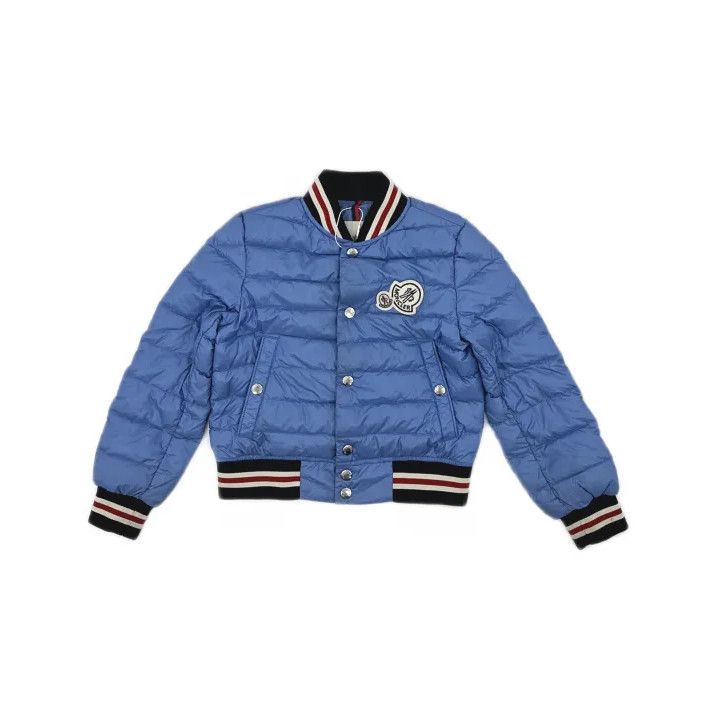 Moncler Moncler Kids Blue Solid Casual Puffer Jacket Size US XXS / EU 40 - 2 Thumbnail