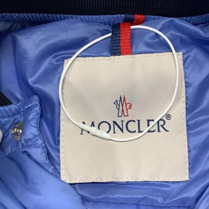 Moncler Moncler Kids Blue Solid Casual Puffer Jacket Size US XXS / EU 40 - 5 Thumbnail