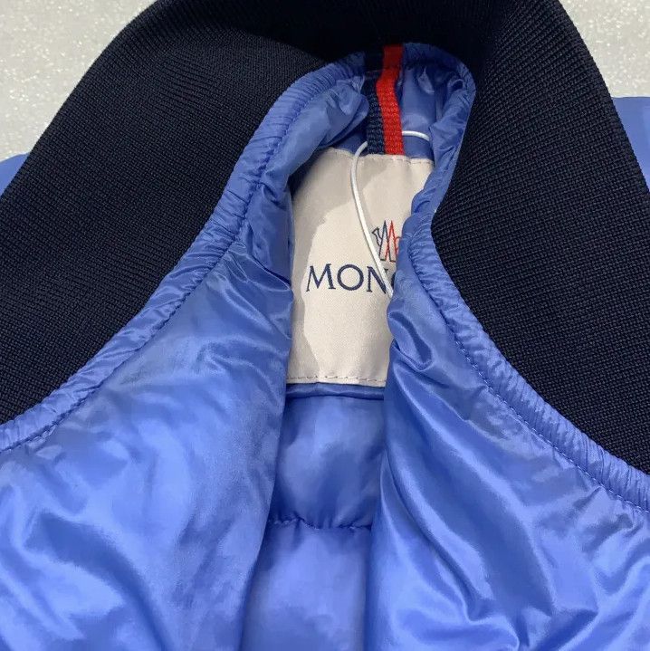 Moncler Moncler Kids Blue Solid Casual Puffer Jacket Size US XXS / EU 40 - 14 Thumbnail