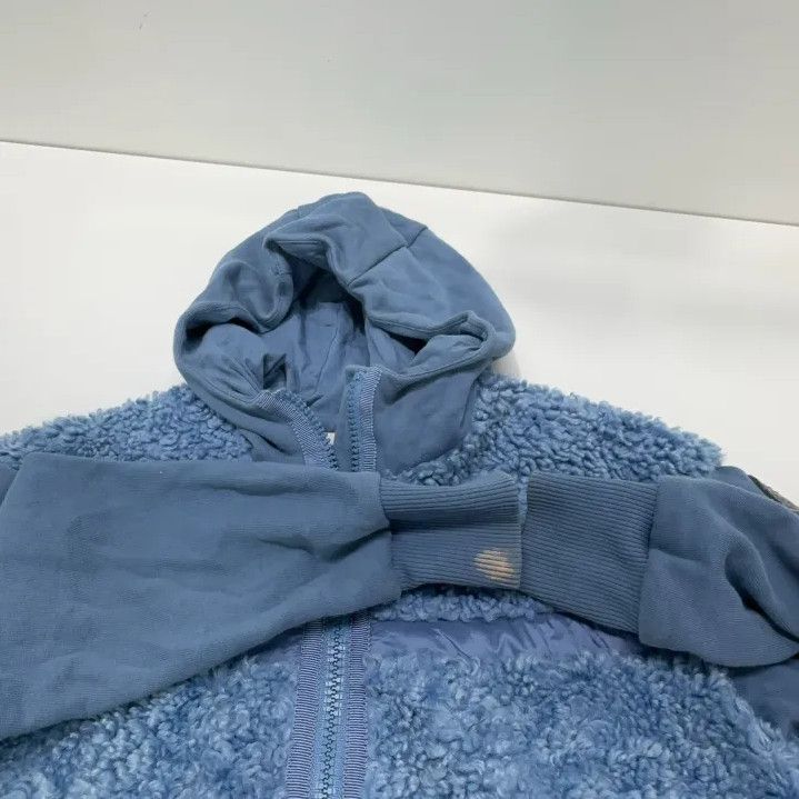 Moncler Moncler Kids Blue Fleece Zip-Up Jacket Size US S / EU 44-46 / 1 - 10 Thumbnail