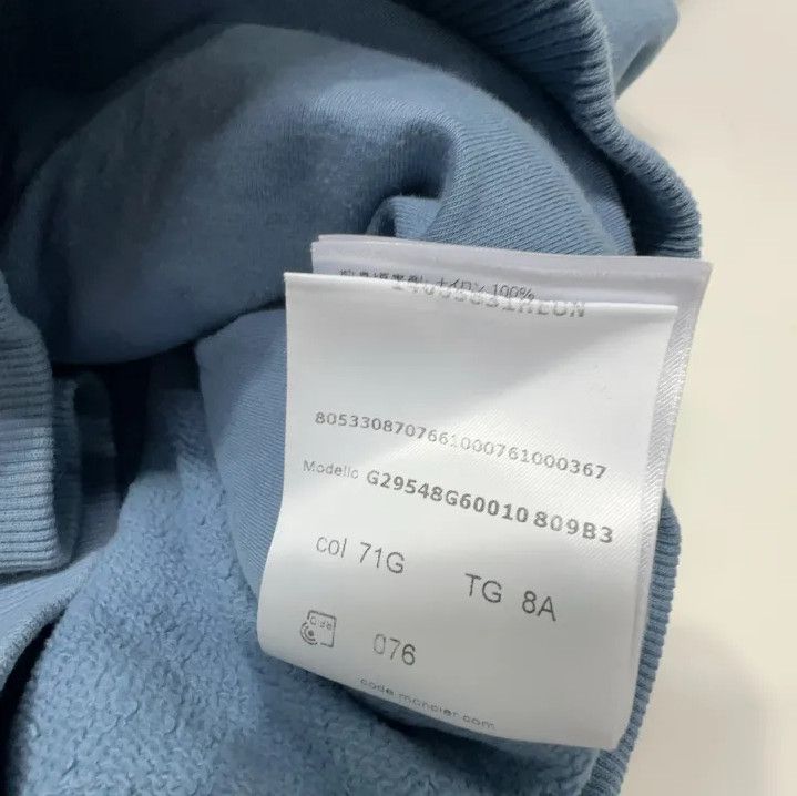 Moncler Moncler Kids Blue Fleece Zip-Up Jacket Size US S / EU 44-46 / 1 - 4 Thumbnail