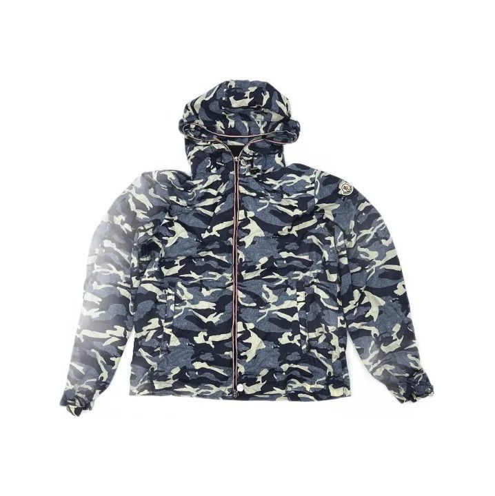 Moncler Moncler Camo Hooded Zip Long-Sleeve Jacket Size US L / EU 52-54 / 3 - 2 Thumbnail