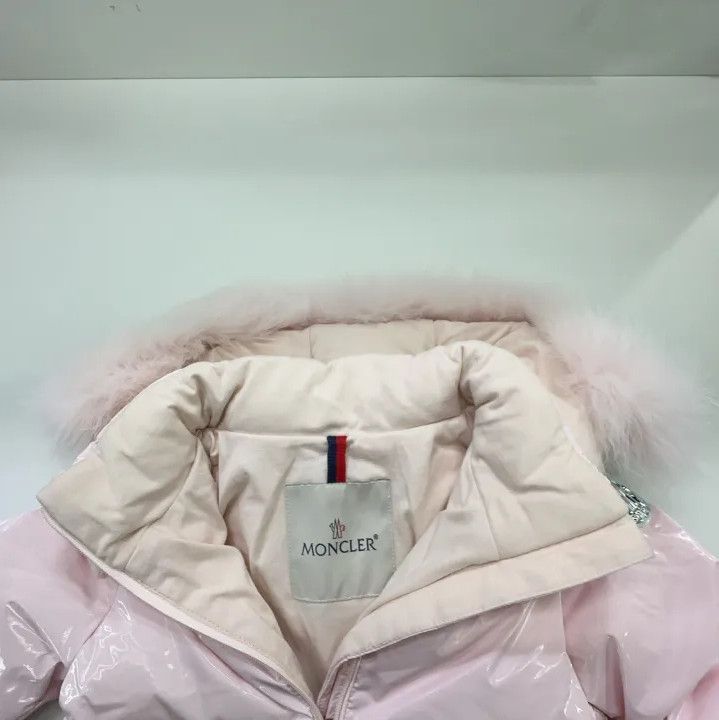 Moncler Moncler Kids' Pink Hooded Down Jacket Size US M / EU 48-50 / 2 - 8 Thumbnail