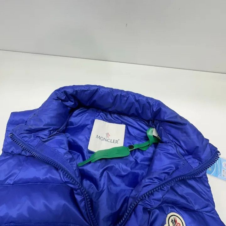 Moncler Moncler Solid Logo Stand Collar Down Vest Size US M / EU 48-50 / 2 - 8 Thumbnail