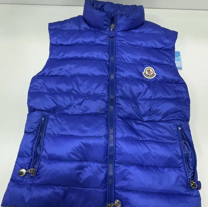 Moncler Moncler Solid Logo Stand Collar Down Vest Size US M / EU 48-50 / 2 - 9 Thumbnail