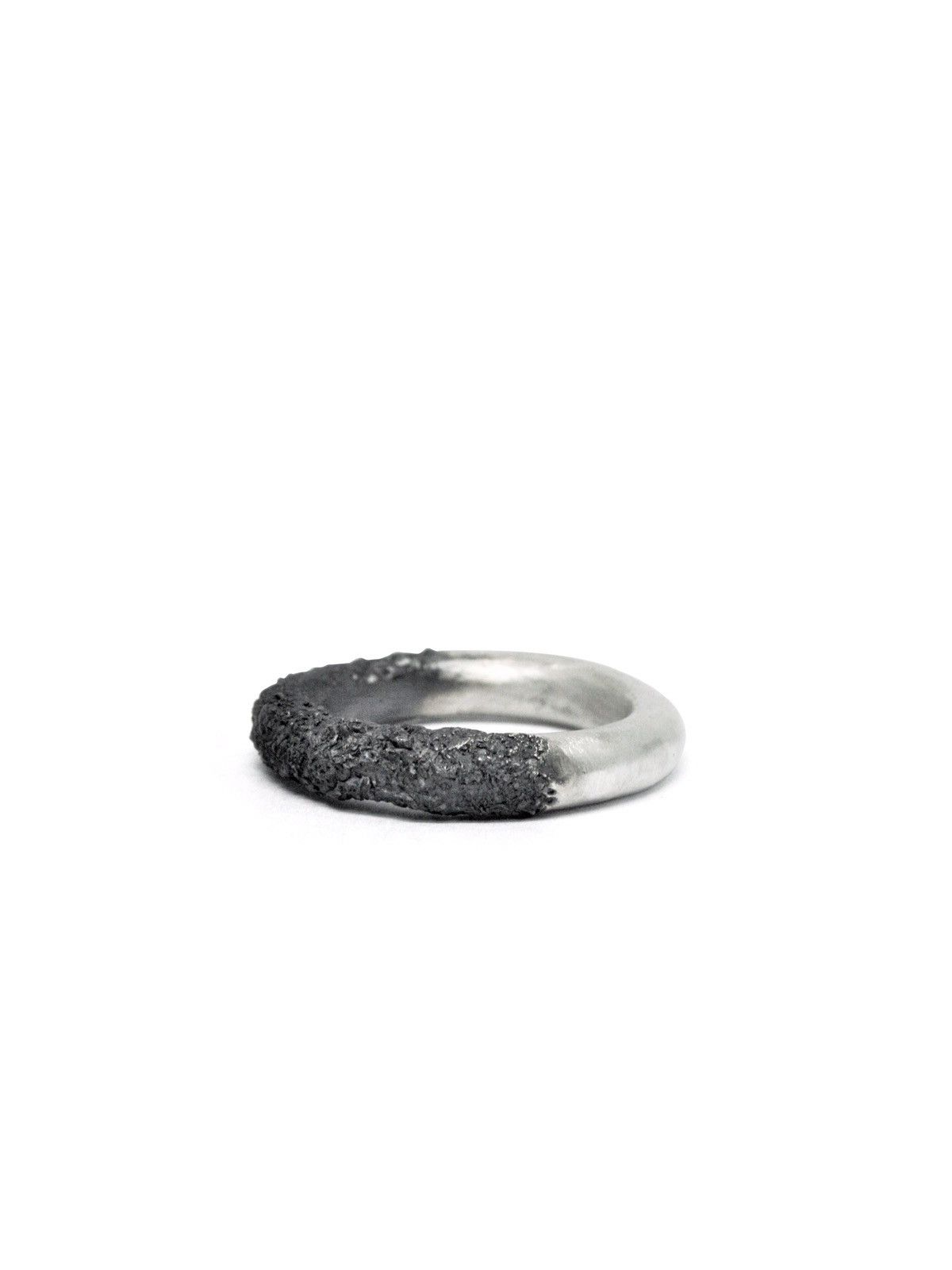 Gothmos LAST OFFER Silver Half ring Size ONE SIZE - 1 Preview