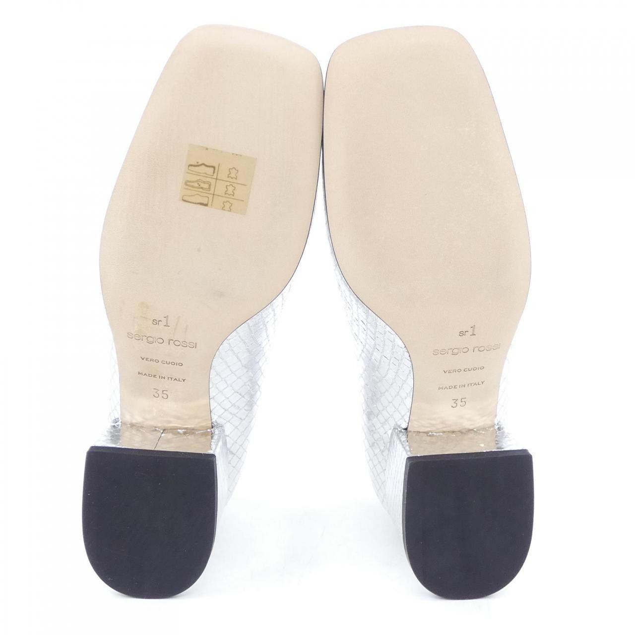 Other Other Sergio Rossi SR1 Leather Pumps Leather Shoes A84380 DUTY FREE for USA Size ONE SIZE - 4 Thumbnail