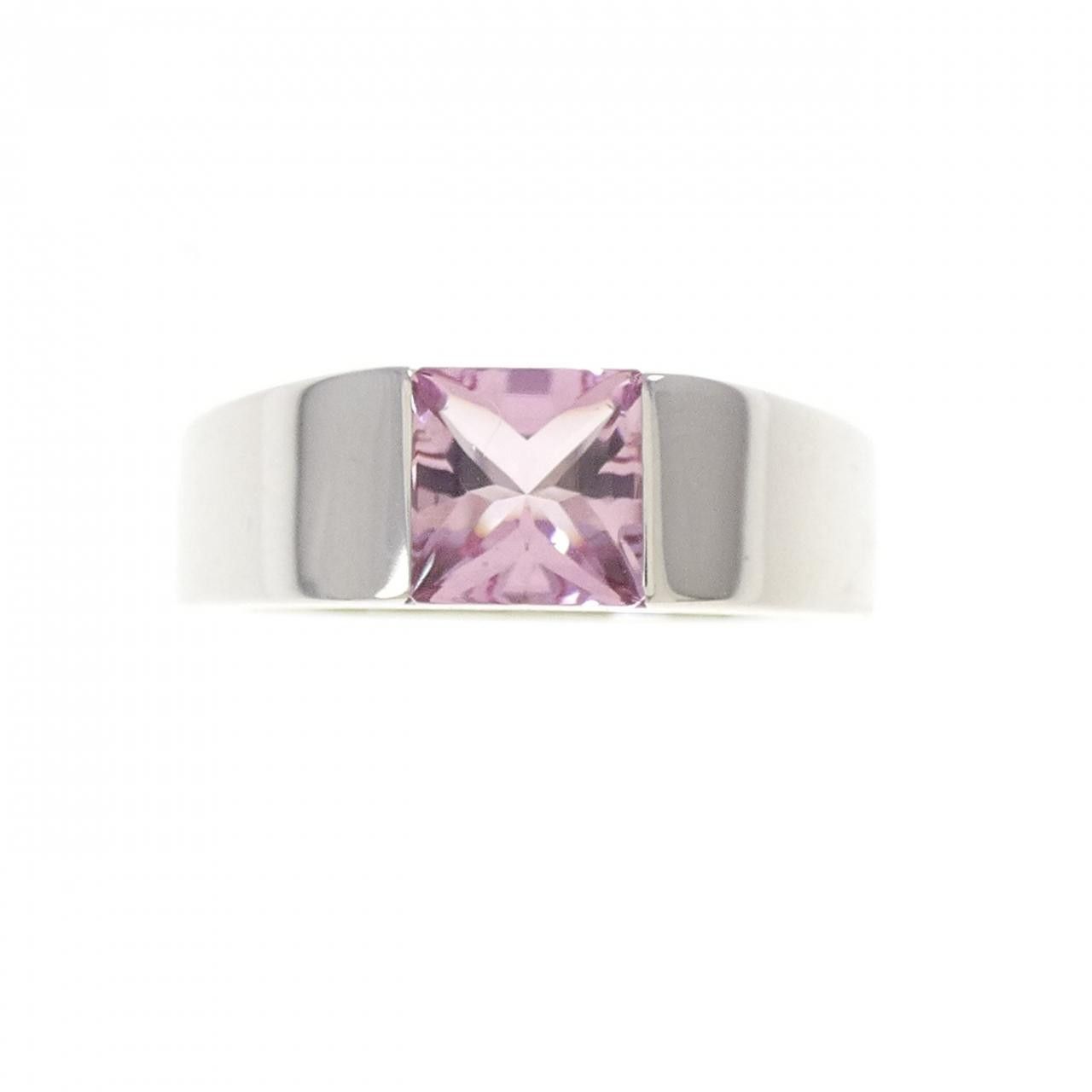 Cartier Cartier Cartier Tank 750 White Gold Tourmaline Ring Size 10 Precious Metal Ring DUTY FREE for USA Size ONE SIZE - 2 Thumbnail