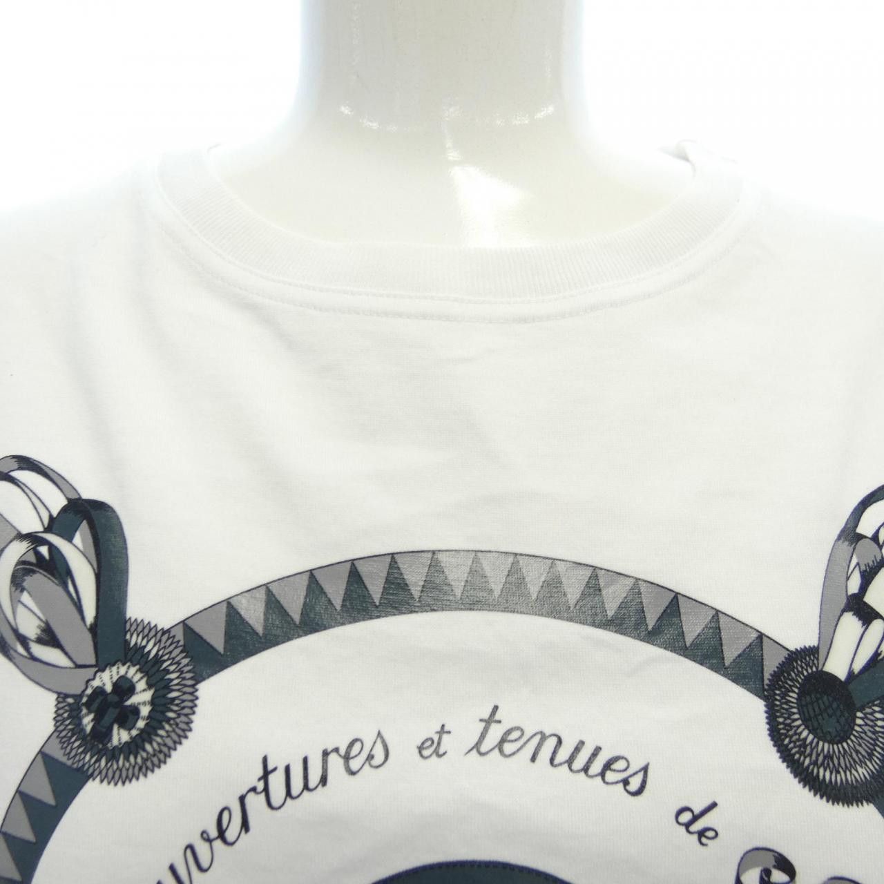 Hermes Hermes Hermes Cotton T Shirt Textile T-Shirts DUTY FREE for USA Size ONE SIZE - 5 Thumbnail