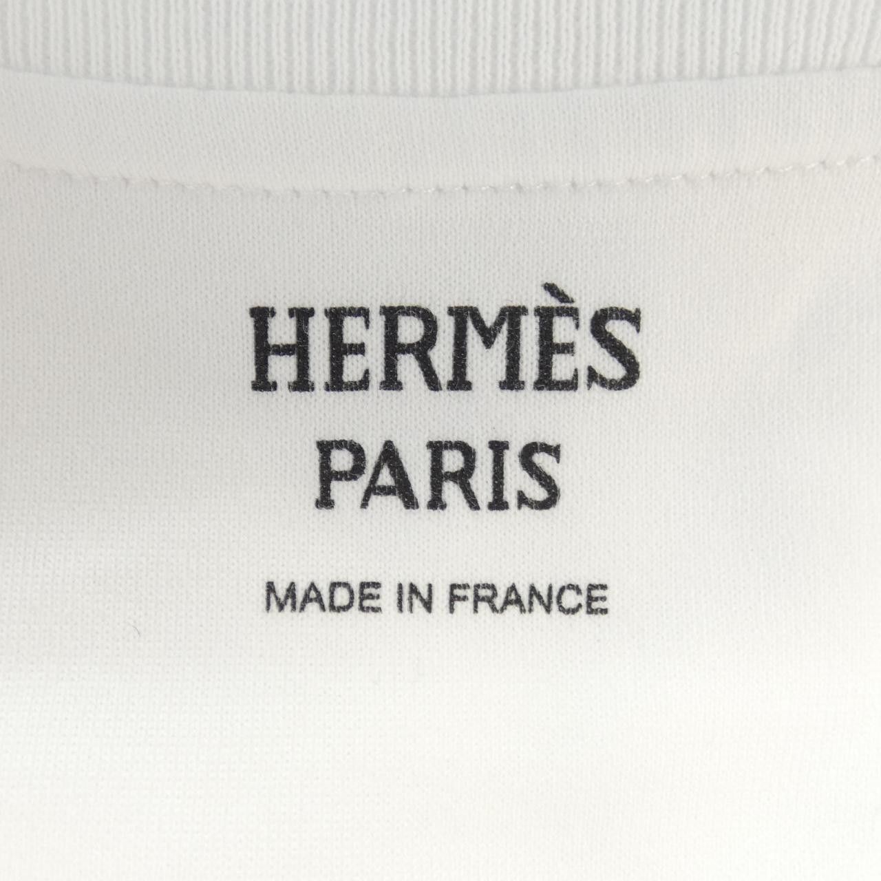 Hermes Hermes Hermes Cotton T Shirt Textile T-Shirts DUTY FREE for USA Size ONE SIZE - 4 Thumbnail