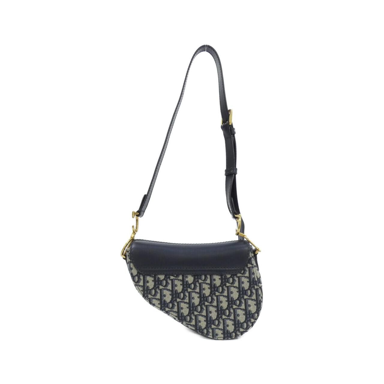 Dior Dior Christian Dior Dior Oblique Saddle Mini Canvas Calf Shoulder Bag Textile Shoulder Bag M0465CDSS DUTY FREE for USA Size ONE SIZE - 2 Thumbnail