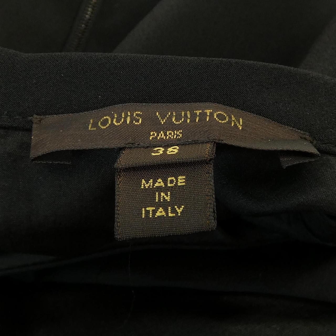 Louis Vuitton Louis Vuitton Louis Vuitton Silk Dress Textile Dresses F8DR79QAV DUTY FREE for USA Size ONE SIZE - 4 Thumbnail