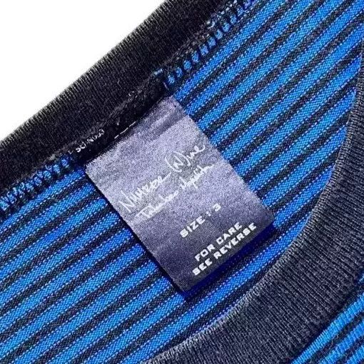 Takahiromiyashita The Soloist. Number (N)ine 2003AW Striped Tee Size US L / EU 52-54 / 3 - 2 Thumbnail