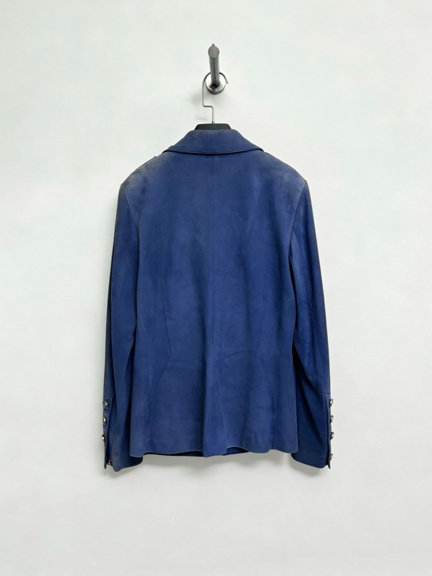 Loewe Loewe 1970's Double-Breasted Leather Jacket Size US XS / EU 42 / 0 - 2 Thumbnail