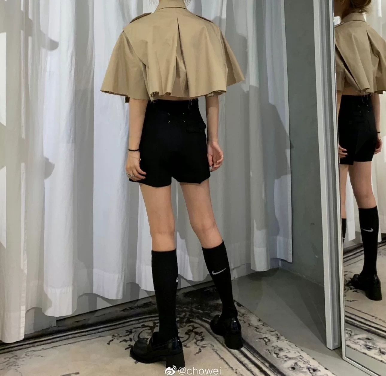 John Galliano Maison Margiela 2020SS Runway Cape Coat Size S / US 4 / IT 40 - 7 Thumbnail