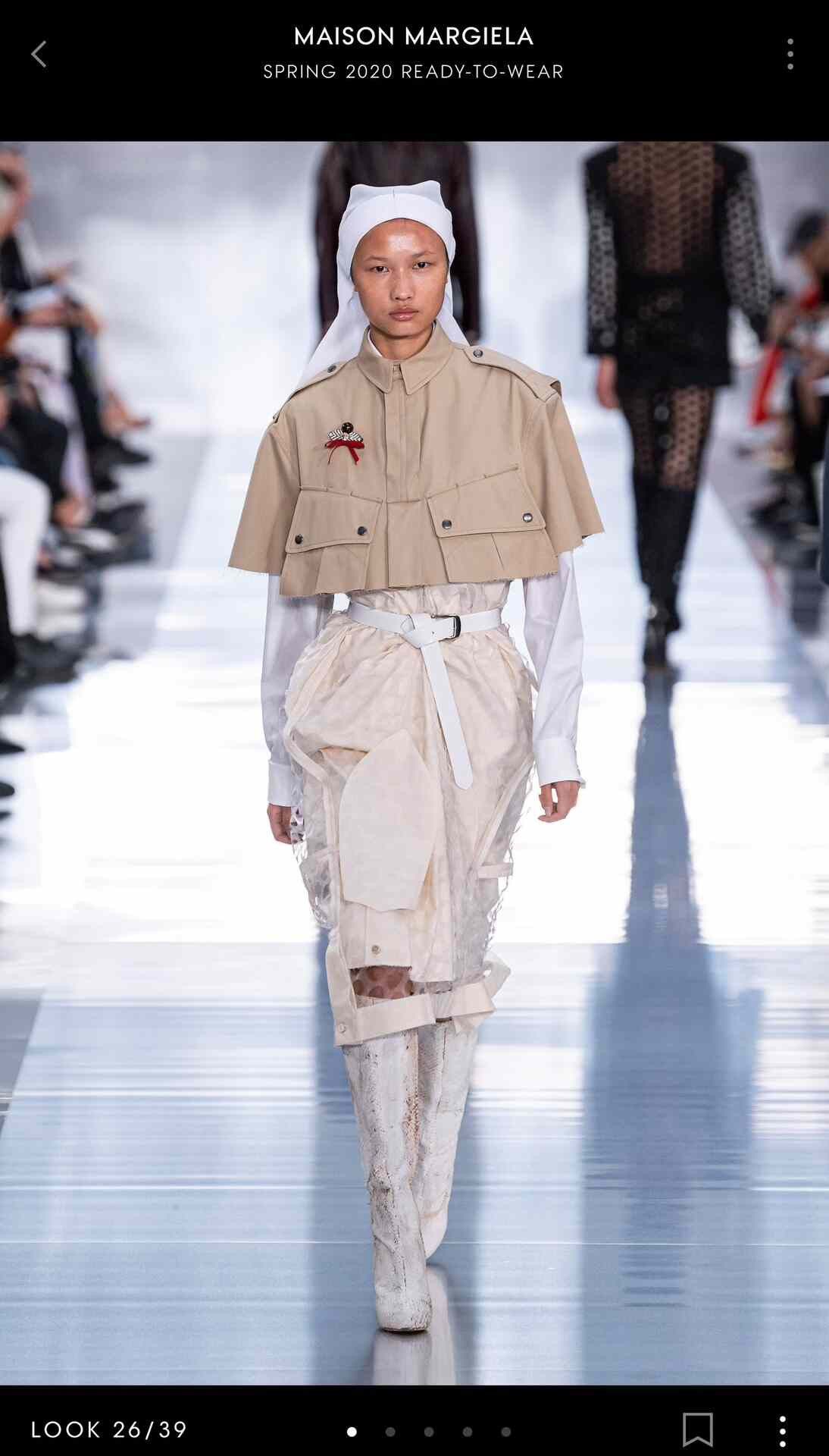 John Galliano Maison Margiela 2020SS Runway Cape Coat Size S / US 4 / IT 40 - 3 Thumbnail