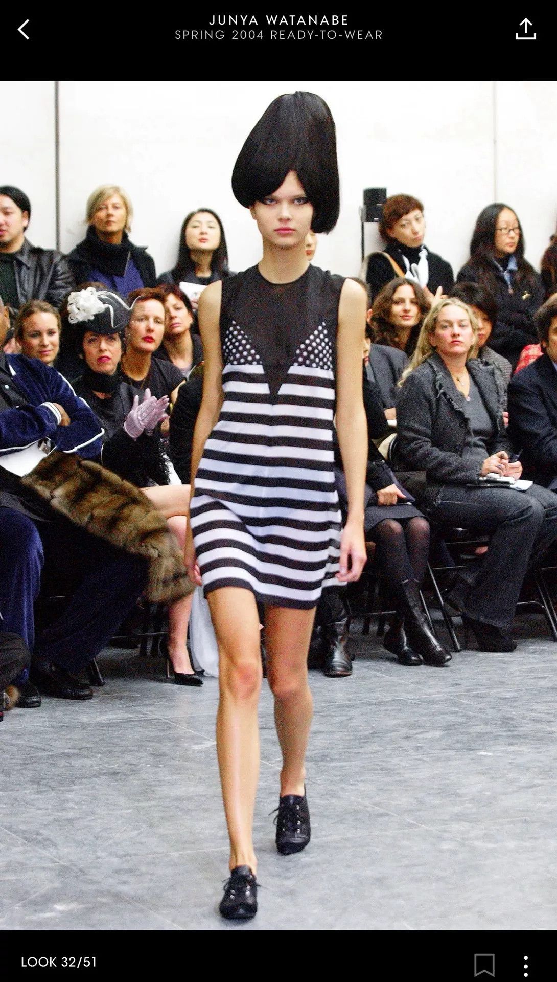 Junya Watanabe Junya Watanabe 04SS Runway Stripe Mesh Vest Size S / US 4 / IT 40 - 2 Thumbnail