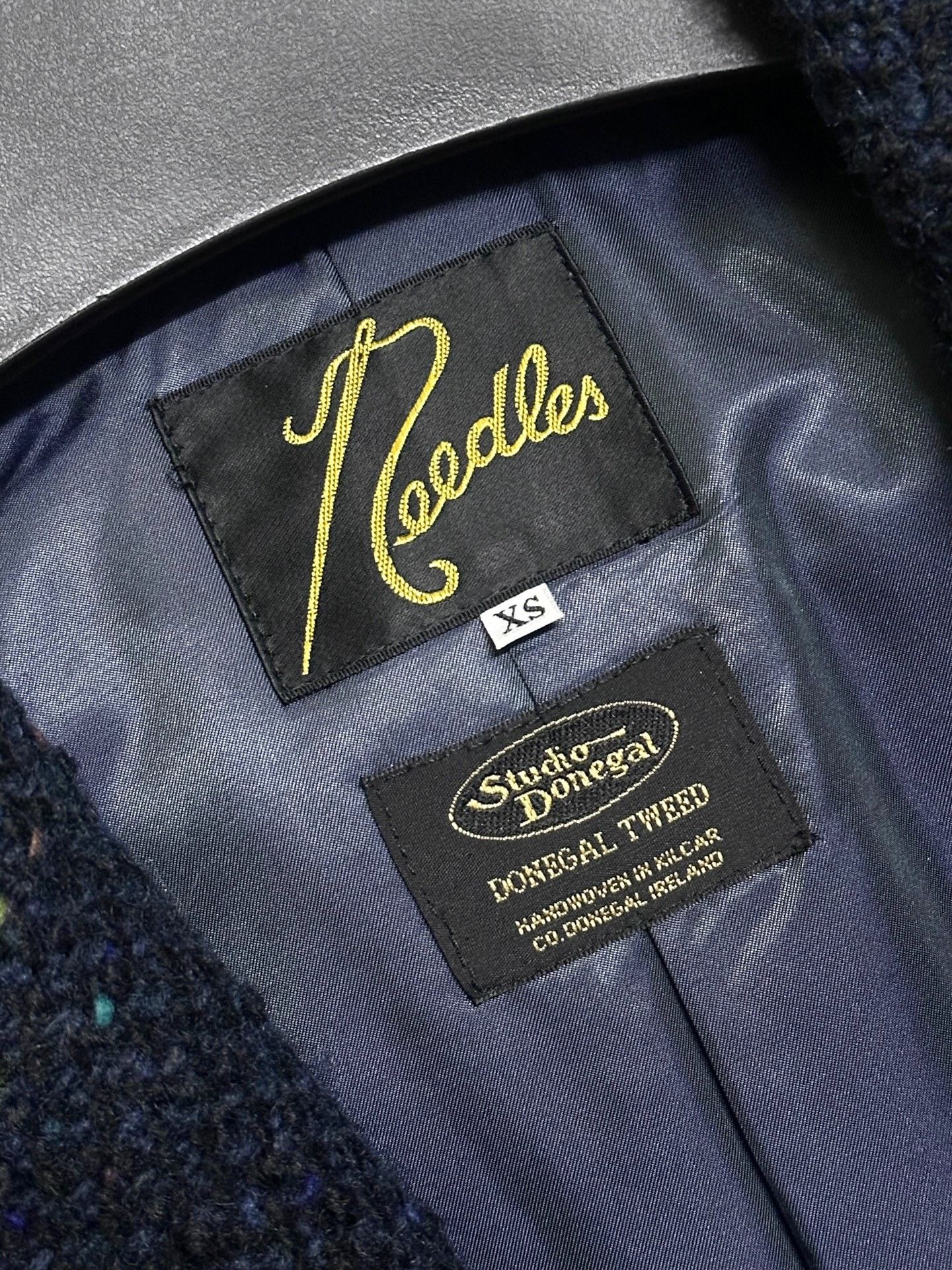 KIJIMA TAKAYUKI Needles Donegal Tweed Wool Jacket Size US XS / EU 42 / 0 - 8 Thumbnail