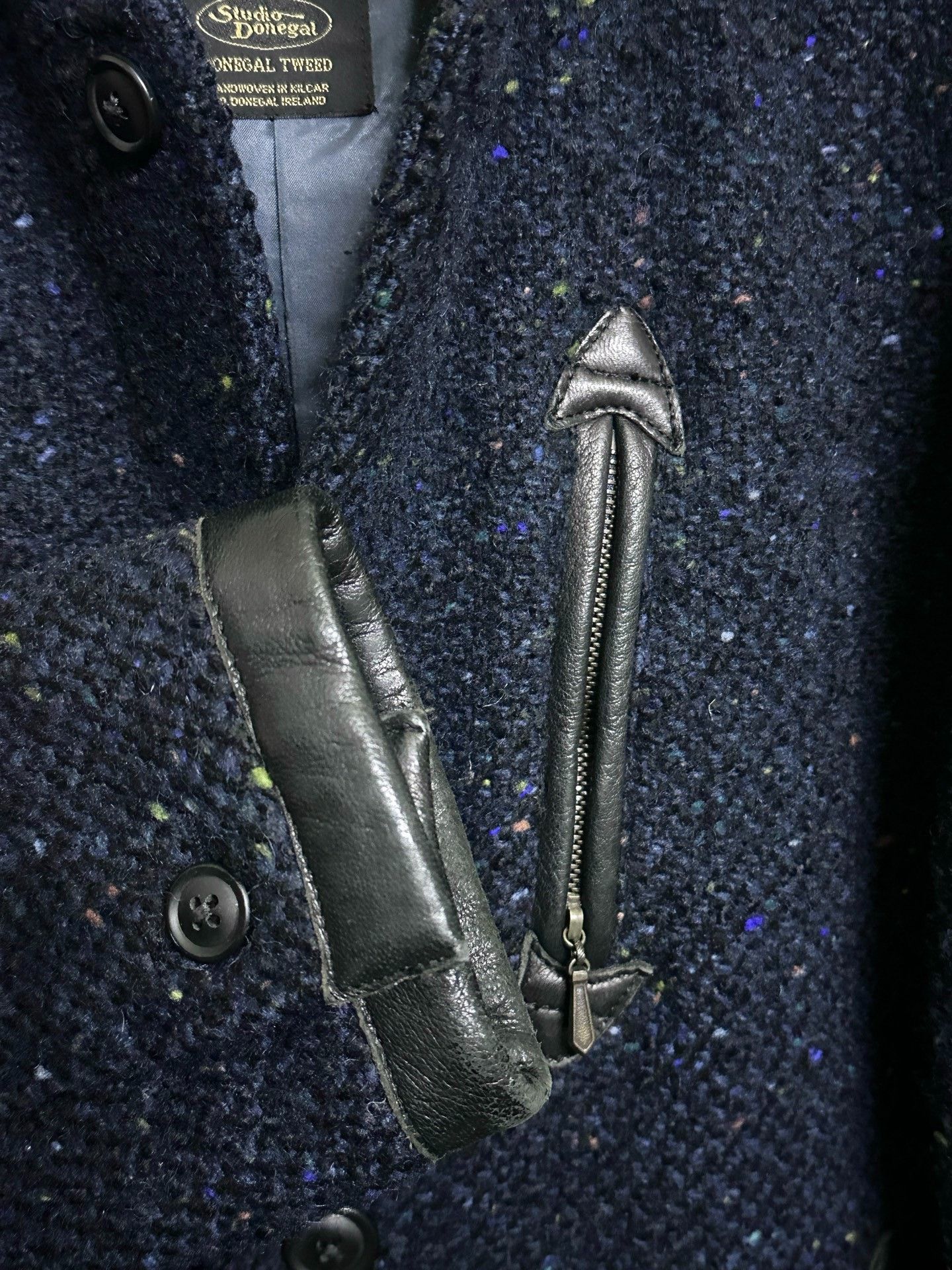 KIJIMA TAKAYUKI Needles Donegal Tweed Wool Jacket Size US XS / EU 42 / 0 - 6 Thumbnail