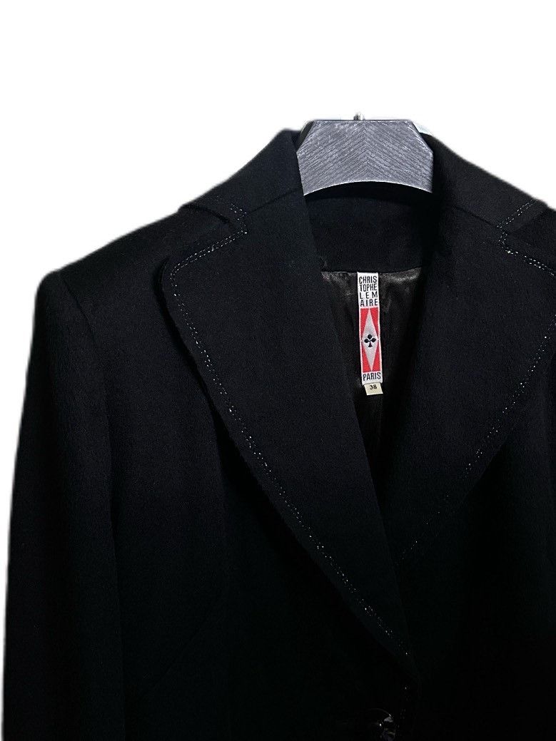 Christophe Lemaire Lemaire 1990s Wool Short Coat Size S / US 4 / IT 40 - 3 Thumbnail