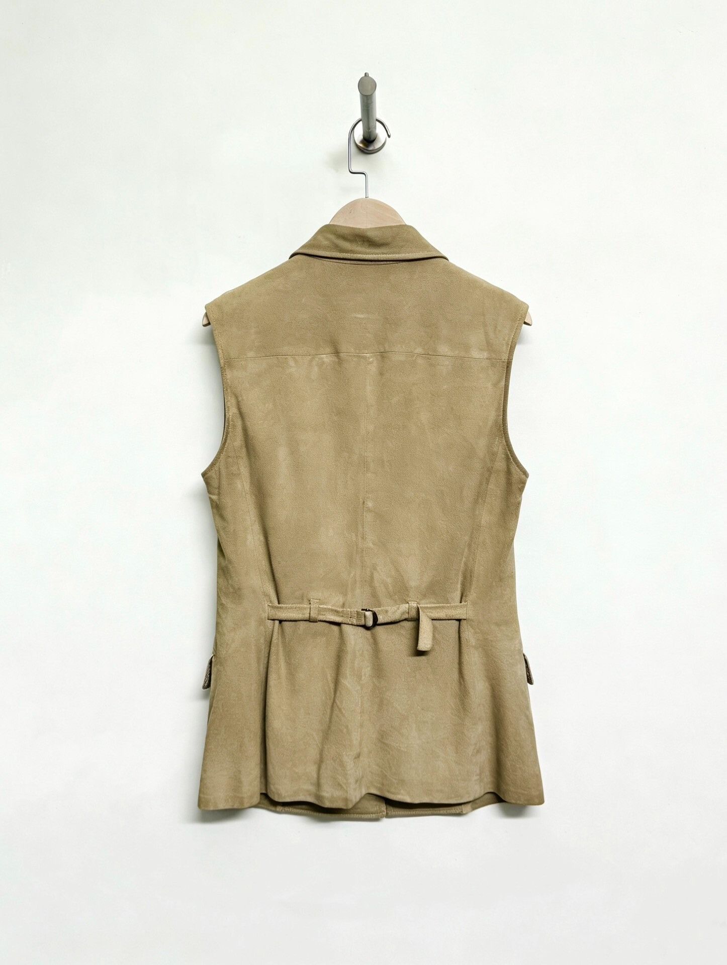 Issey Miyake Issey Miyake 2000's Goat Leather Vest Size US M / EU 48-50 / 2 - 2 Thumbnail
