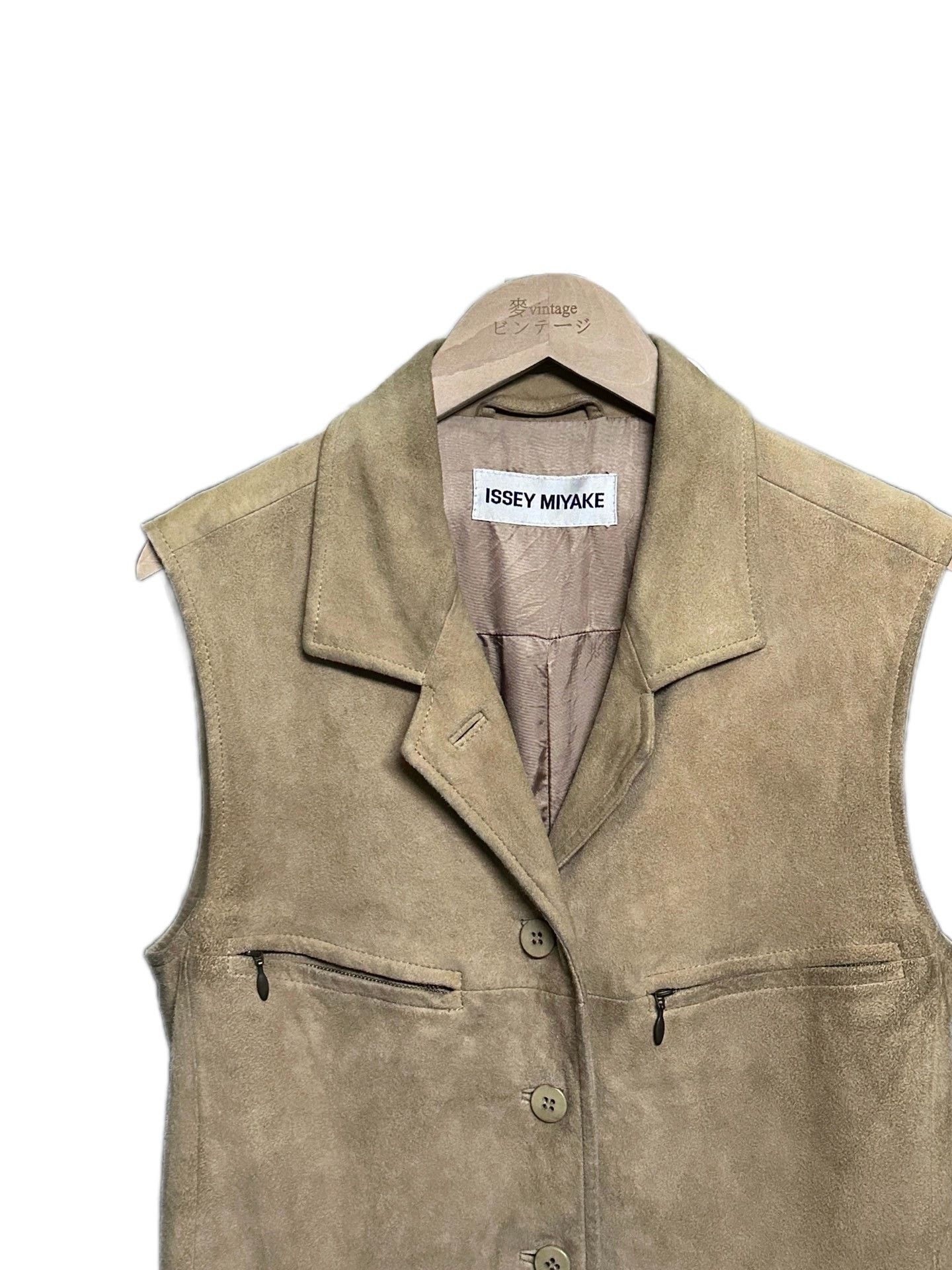 Issey Miyake Issey Miyake 2000's Goat Leather Vest Size US M / EU 48-50 / 2 - 3 Thumbnail