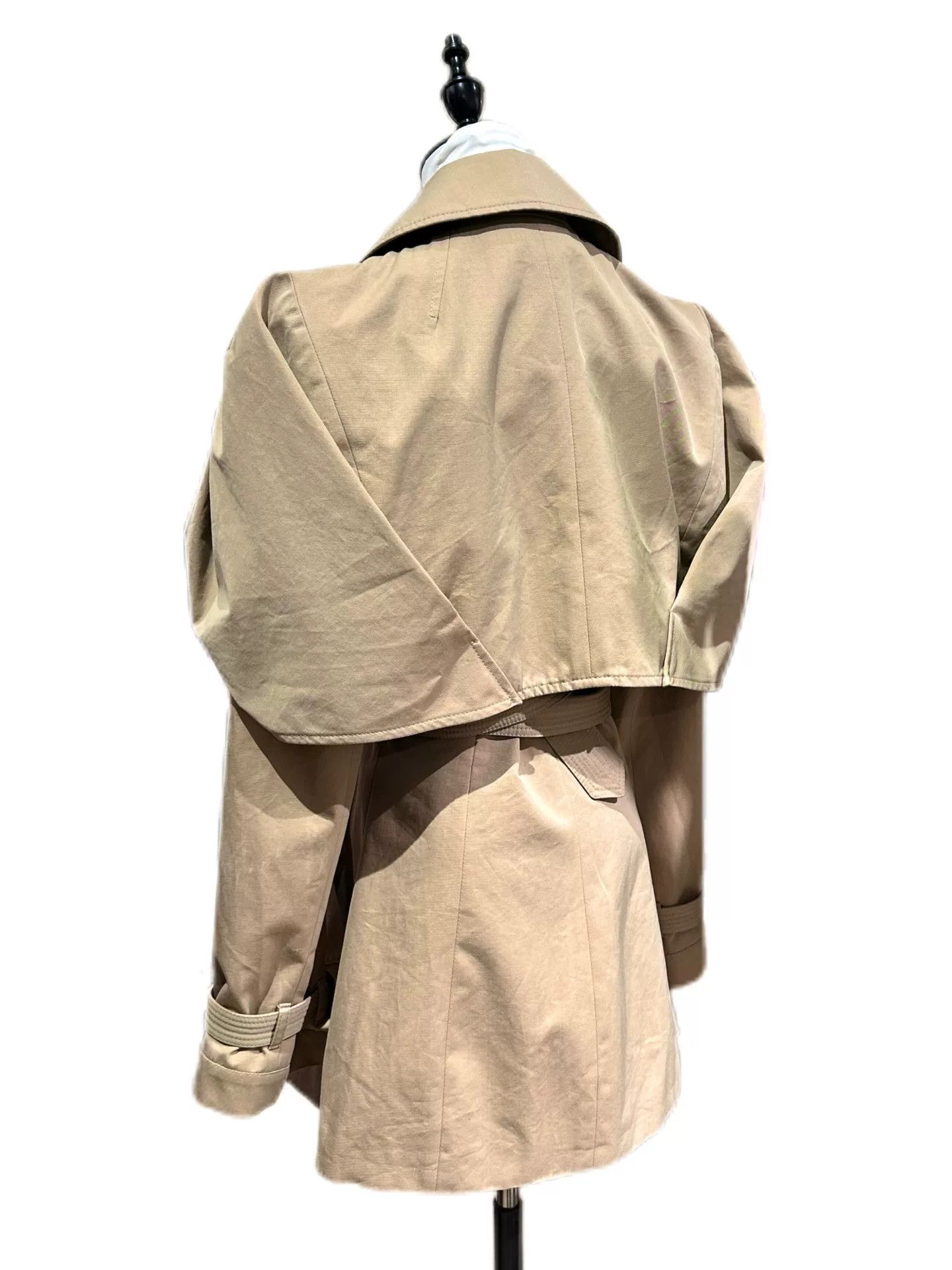 Alexander McQueen Alexander McQueen Cape Trench Coat Size S / US 4 / IT 40 - 4 Thumbnail