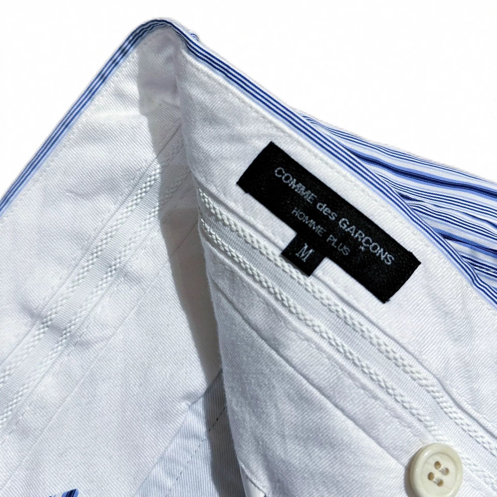 Comme des Garcons COMME des GARCONS 2017SS Runway Stripe Shorts Size US 30 / EU 46 - 4 Thumbnail