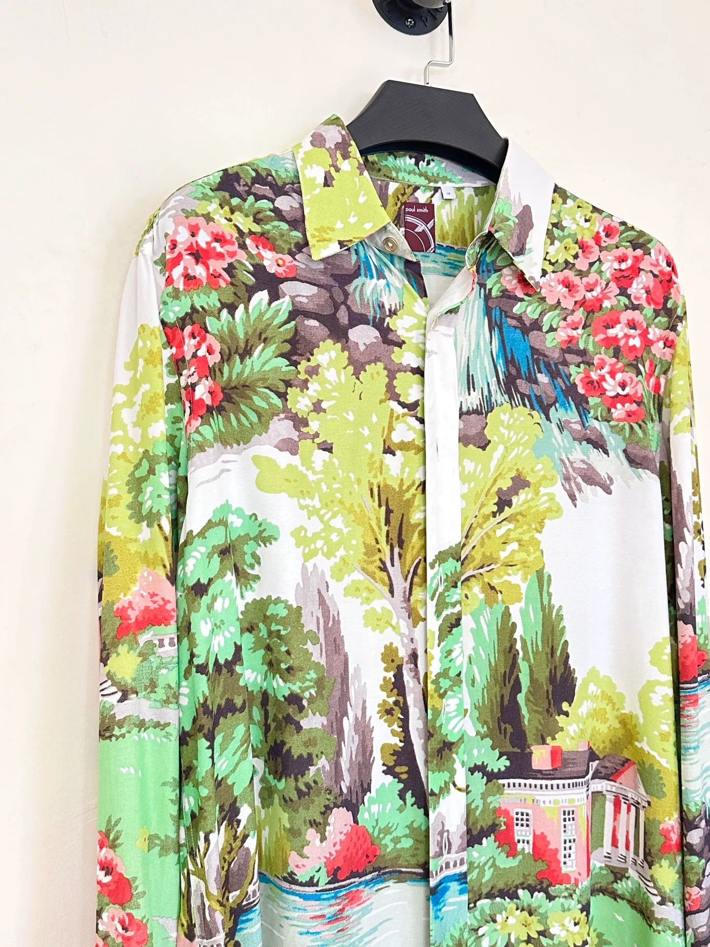 Paul Smith Paul Smith Floral Oil Painting Shirt Size US M / EU 48-50 / 2 - 2 Thumbnail