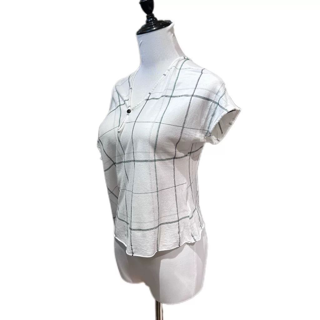 Yohji Yamamoto Yohji Yamamoto Y'S Off-Shoulder Short-Sleeve Top Size L / US 10 / IT 46 - 3 Thumbnail